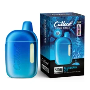 Blueberry Ice Cutleaf Live Rosin Disposable Vape 5G