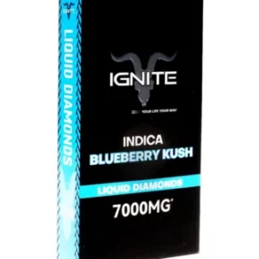 Blueberry Kush Ignite Liquid Diamonds Disposable 7000mg