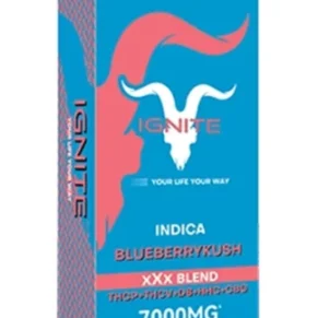 Blueberry Kush Ignite XXX Blend Disposable 7000mg