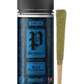 Blueberry Kush Pressure LA Kief Cannons THC-A Pre-Rolls 2G 10ct