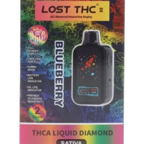 Blueberry Lost THC THC-A Liquid Diamond Disposable 2G