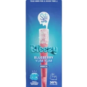 Blueberry Yum Yum Sili x URB Bleezy THCA Diamond Infused Rose Blunt 2.2g