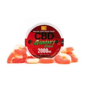 Watermelon Bolt CBD Gummy Rings 2000mg