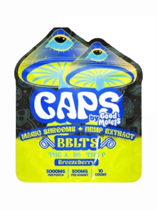 Breezeberry Caps Good Morels Magic Shrooms+Hemp Extract Belts THC-A+D9+THC-P Gummies 5000mg