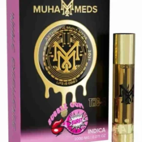 Bubble Gum Burst Muha Meds THC-A Cartridge 2G