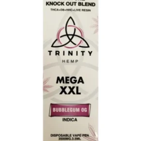 Bubblegum OG Trinity All In One Knockout Blend Mega XXL Disposable 3.5G