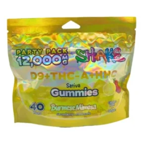 Burmese Mimosa Shake Party Pack Gummies 12000MG