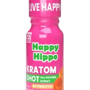 Butterscotch Happy Hippo Full Spectrum Kratom Shot 10ml