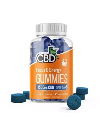 CBDfx Focus & Energy Gummies 1500mg