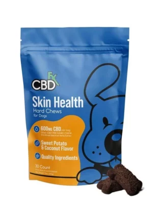 CBDfx Skin Health Hard Chews For Dogs 600mg CBD