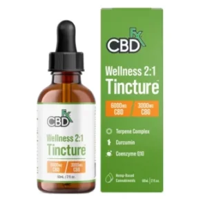 CBDfx Wellness 2:1 Oil Tincture 6000mg 60ml