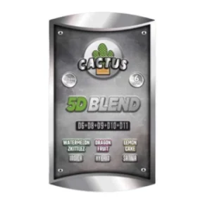 Watermelon Zkittlez | Dragon Fruit | Lemon Cake Cactus Labs 5D Blend Disposable 6G