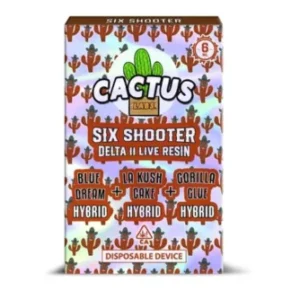 Blue Dream | LA Kush Cake | Gorilla Glue Cactus Labs Six Shooter D11 Live Resin Disposable