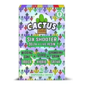 Wedding Cake | Gelato | Strawberry Cream Cactus Labs Six Shooter D11 Live Resin Disposable