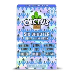 Blueberry Cookie | Grape Ape | Pineapple Express Cactus Labs Six Shooter D11 Live Resin Disposable