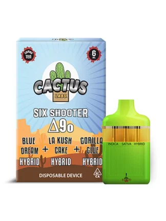 Blue Dream | LA Kush Cake | Gorilla Glue Cactus Labs Six Shooter D9o