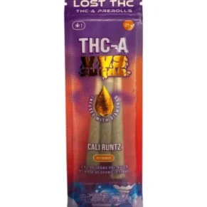 Cali Runtz Lost THC THC-A VVS Sugar Diamond Infused Pre-Roll 3ct