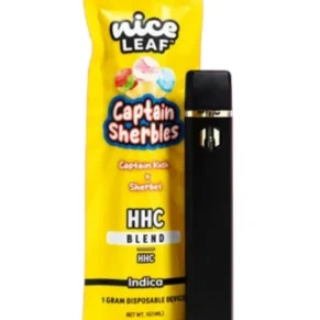 Captain Sherbles Nice Leaf HHC Blend Vape Pen 1G