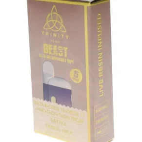 Cereal Milk Trinity Hemp The Beast Knockout Blend Mod Box Vape 5G