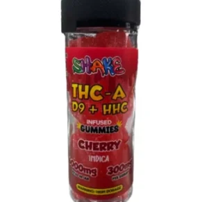 Cherry Shake THC-A+D9+HHC Infused Gummies 6000mg