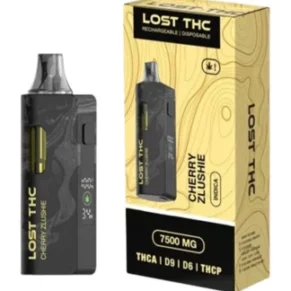 Cherry Zlushie Lost THC V2 THC-A Disposable Black Edition 7.5G