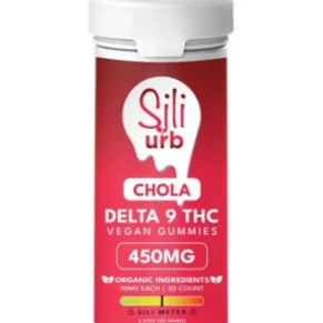 Chola Sili x URB D9 THC Vegan Gummies 450mg 30ct