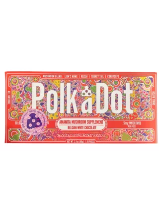 Cinnamon French Toast PolkaDot Magic Mushroom Belgian White Chocolate 500mg
