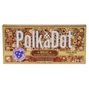 Cookie Butter PolkaDot Magic Mushroom Belgian White Chocolate 250mg