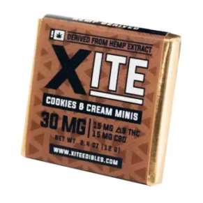 XITE Delta-9 Cookies & Cream Minis 30mg