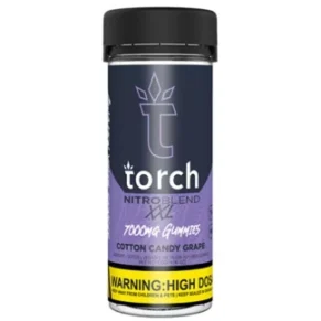 Cotton Candy Grape Torch Nitro Blend XXL Gummies 7000mg