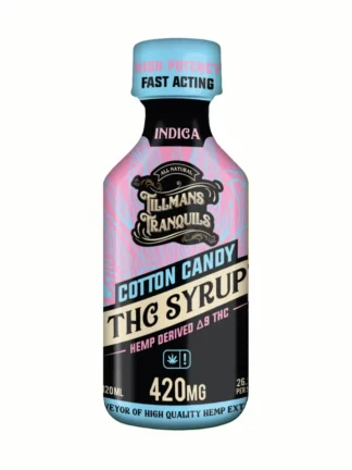 Cotton Candy Tillmans Tranquils Delta 9 THC Syrup 420MG