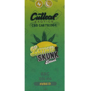 Lemon Skunk Diesel Hybrid Cutleaf Exotics HHC CBD Cartridge 1000mg