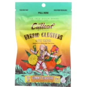 Sour Tangie Hybrid Cutleaf Gummy Clusters 600mg