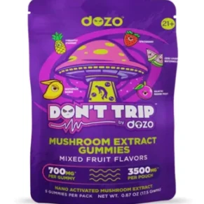 Dozo Don’t Trip Mixed Fruit Flavors Mushroom Gummies 3500MG