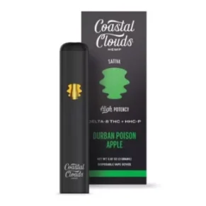 Durban Poison Apple Coastal Clouds Delta 8 + HHC-P Vape 2G