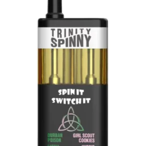 Durban Poison | Girl Scout Cookies Trinity Spinny Dual Flavor THCA Vape 6G
