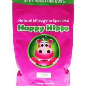 Happy Hippo Tickle Me Pink Hippo Elite Pink Maeng Da Kratom Powder 500g