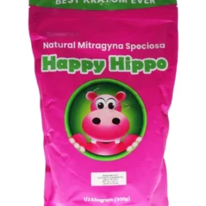 Happy Hippo Rockstar Hippo Elite White Vein Maeng Da Kratom Powder 500g