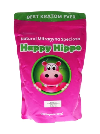 Happy Hippo Rockstar Hippo Elite White Vein Maeng Da Kratom Powder 500g