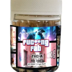 Fckng Fab Alien Exotics THC-A Diamond Infused Pre-Rolls 40ct