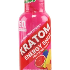Fruit Punch Party Happy Hippo Kratom Energy Shot 50mg