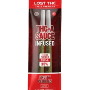 Fruity Pebbles Lost THC THC-A Sauce Infused Pre-Roll 2ct 2g