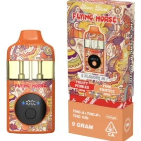 Fruity Pebbles | Pink Panties Flying Horse Stoner Blend 3in1 Disposable 9G