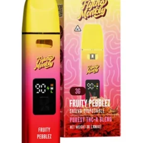 Fruity Pebblez Flying Monkey Purest THC-A Blend Disposable 3G