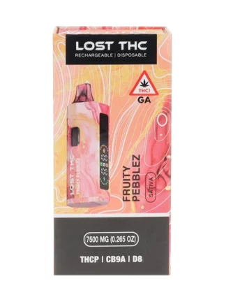 Fruity Pebblez Lost THC THCP+CB9A+D8 Rechargeable Disposable 7500MG