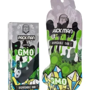 GMO Pack Man THCA Disposable Dab 1G