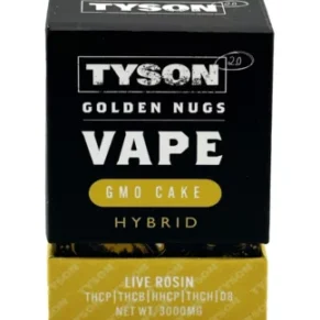 GMO Cake Tyson 2.0 Golden Nugs Vape 3G
