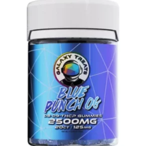 Blue Punch OG Galaxy Treats D8+D9+THCP Gummies 2500mg