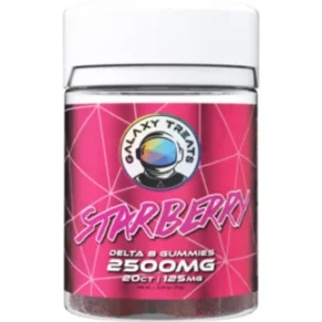 Starberry Galaxy Treats D8 Gummies 2500mg