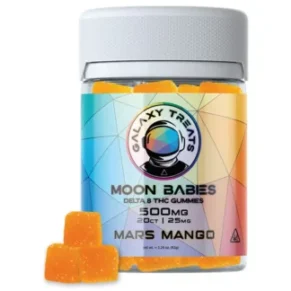 Mars Mango Galaxy Treats Moon Babies D8 Gummies 500mg